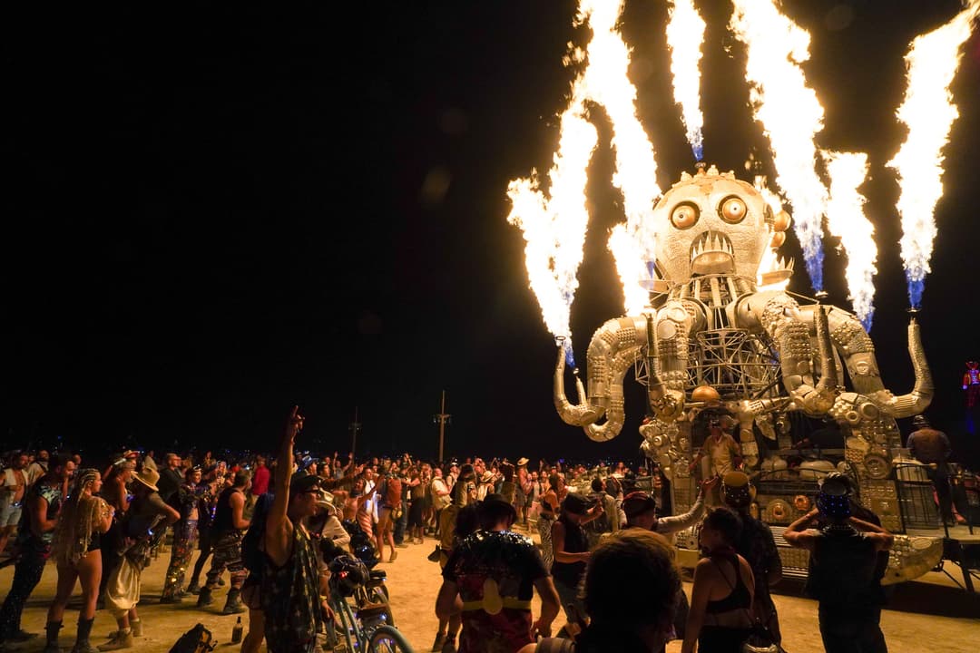Flaming Octopus
